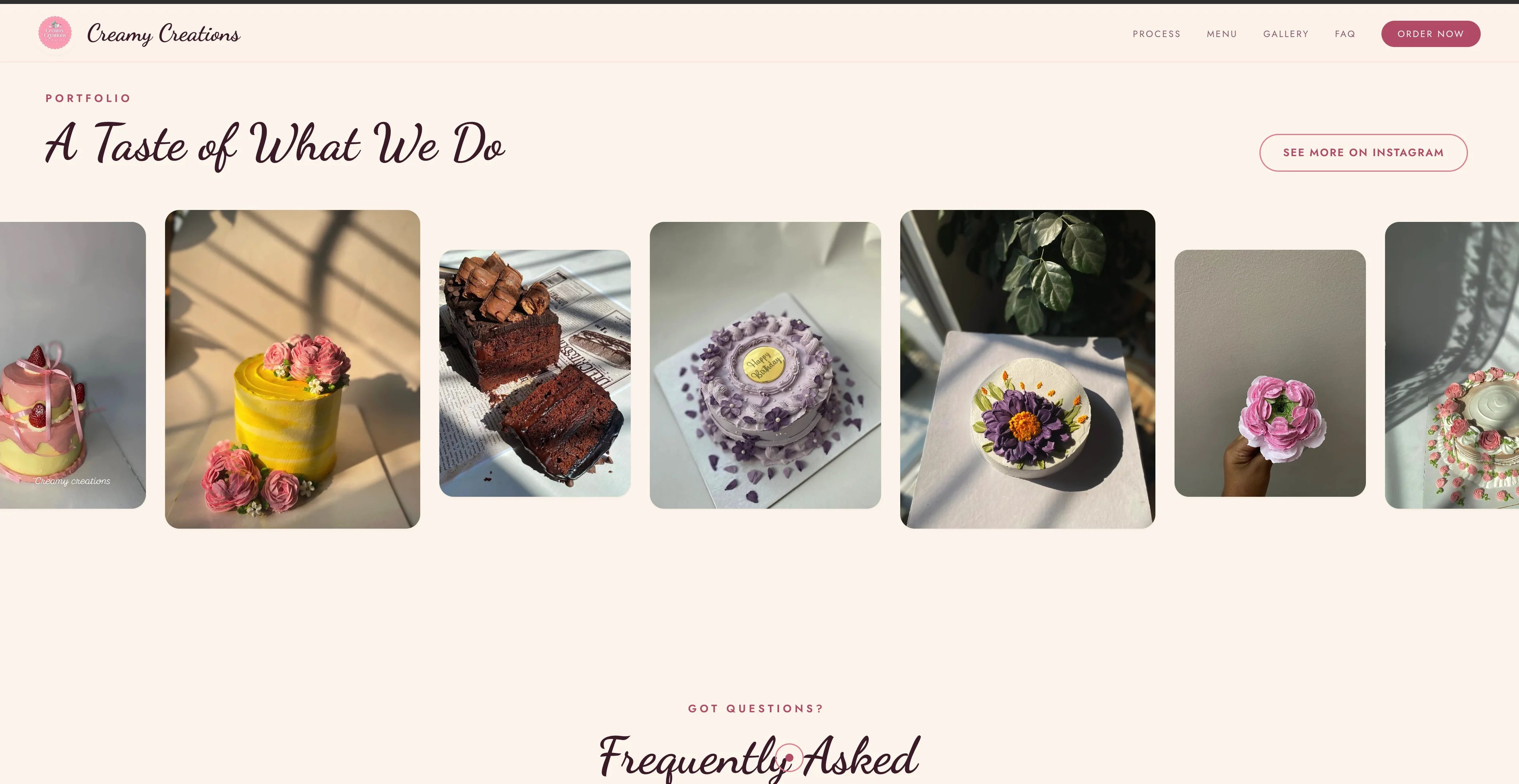 Creamy Creations - Mobile-First Experience