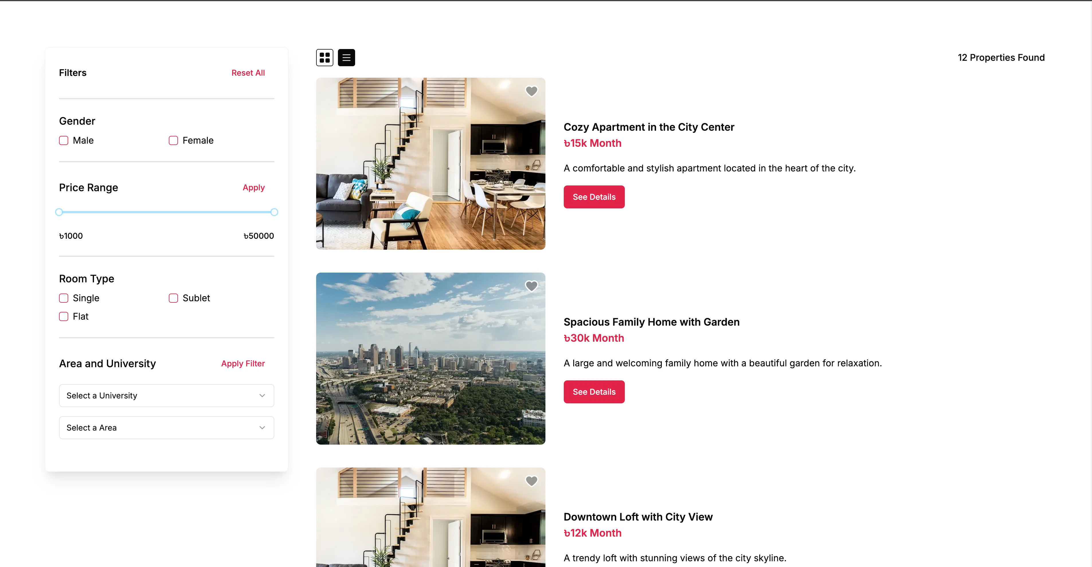 stuRENT - Direct Inquiries & Booking